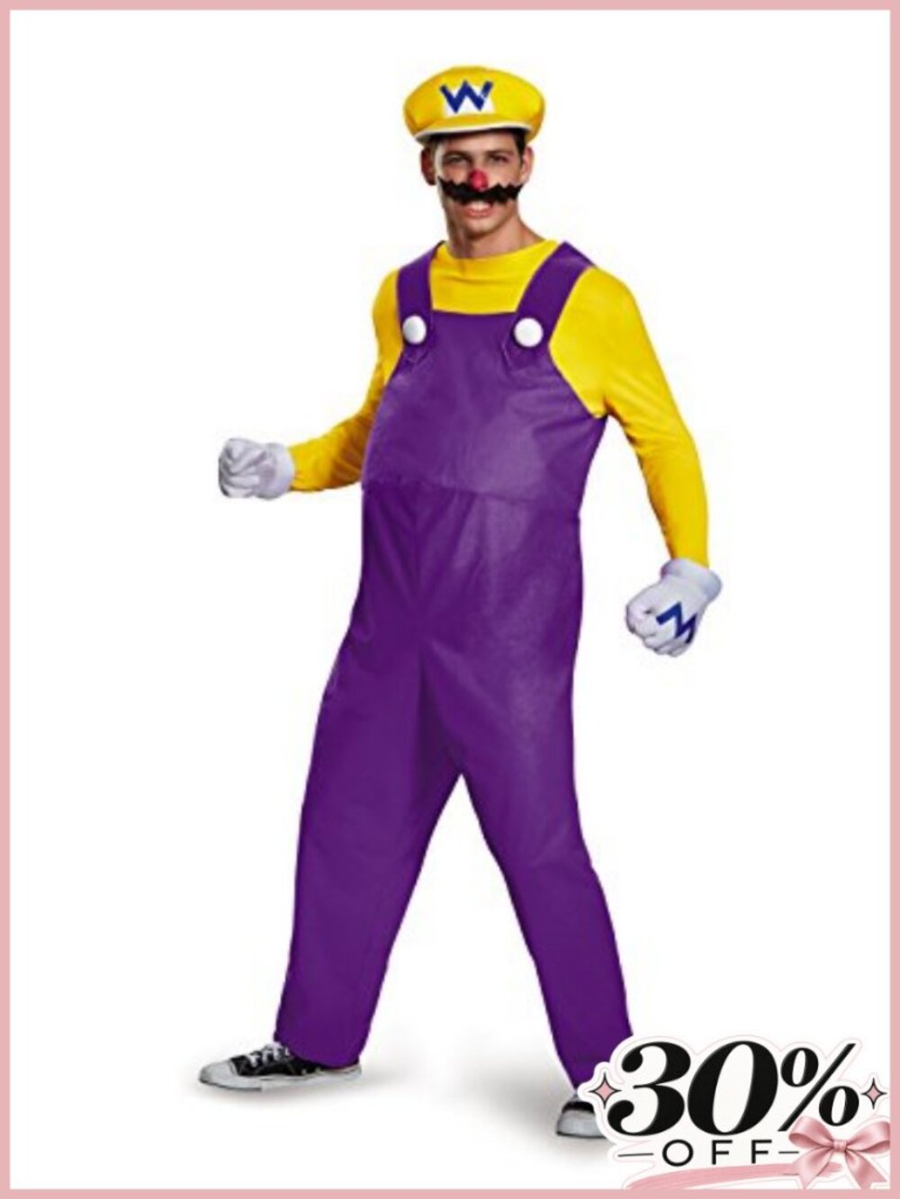 Disguise Plus-Size Super Mario Wario Deluxe Costume